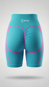 Gym Yoga Shorts Fitness <b>Booty</b> Seamless Scrunch Butt Breathable Elastic Waist for Women Workout High Athletic Biker Lifting - Product Image 4