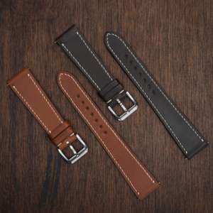 Bracelet de montre en cuir Buttero Urban Sophistication, texture lisse, pour montres de luxe, finition sur mesure de qualité supérieure - Product Image 6