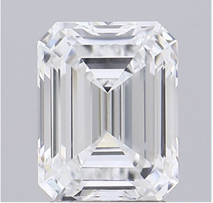 Diamante Cultivado en Laboratorio con Certificación IGI, Corte Esmeralda de 2.17 CT, Color D, Claridad IF, CVD LG 710555317, ROYAL GEMS, para Joyería - Product Image 4