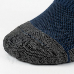 Crew <b>Socks</b> Solid Navy Blue Knitted Polyester Spandex Quick Dry <b>Running</b> Athletic <b>Socks</b> for Adults Spring Season - Product Image 6