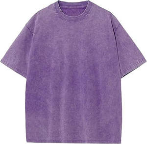 T-shirts pour hommes en coton épais, coupe carrée et courte, coupe oversize, personnalisés par impression DTG et sérigraphie - Product Image 1