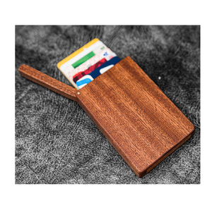 Étui à cartes de visite en bois, porte-cartes de visite au design exceptionnel, porte-cartes promotionnel, best-seller - Product Image 1