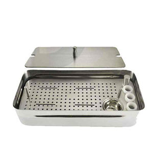 Kit d'instruments dentaires en titane de base pour micro-chirurgie orale et procédures parodontales, avec logo personnalisé imprimé, réutilisable, manuel - Product Image 5