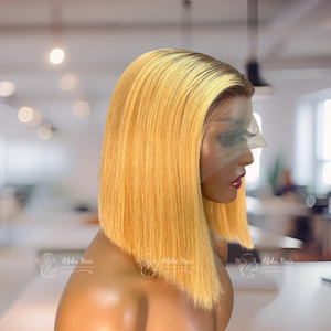 Extensiones de cabello liso y sedoso Rubio 613, extensiones de cabello Premium liso, pelucas delanteras de encaje, hermosas pelucas de encaje completo de cabello humano de Vietnam - Product Image 1