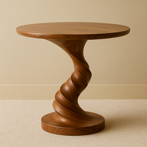 Taburetes Redondos Pequeños de Madera Maciza de Alta Calidad, Diseño de Otomanas, Calidad Garantizada para Dormitorio, Hotel, Apartamento, Oficina en Casa - Product Image 2