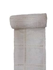 Tela de bordado Dori blanca, ligera, transpirable, tejida con algodón peinado 100% de primera calidad para vestidos de moda para mujeres y niñas. - Product Image 4