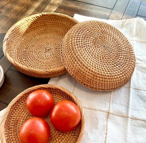 Bandeja de Servir de Ratán Natural de Lujo, Tejida a Mano, de la Mejor Calidad, Elegante, para Cocina, Hogar, Almacenamiento, Regalo - Product Image 2