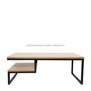 Mesa Consola para Sala de Estar, Mueble para TV de Diseño Industrial, Madera de Mango, Puerta Corredera, Mueble Multiusos para TV, para Apartamento y Villa - Product Image 3