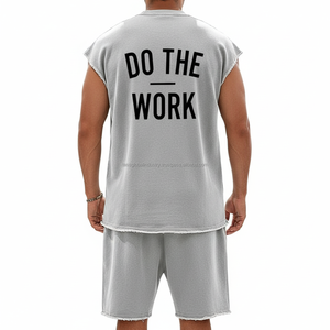 Conjunto Deportivo Unisex, Sin Mangas, Talla Grande, Personalizado, OEM, Venta al Por Mayor - Product Image 3