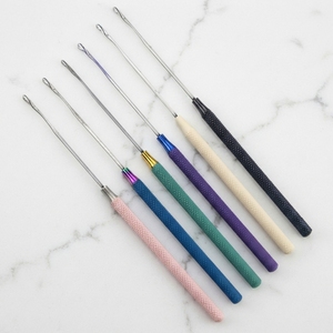 Professional Hair Extension tools Hair Extension Hook Tool Thread Pulling Crochet Hook Loop Threader & Hair Weaving Tool - Product Image 1