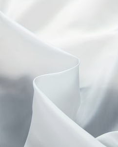 White Cotton Shirt Collar Close-Up Smooth Fabric Detail - Product Image 4