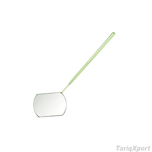 Professional Eyelash Lighted Oval Cosmetic <b>Mirror</b> Long Handle Stainless Steel Frame Single Personal Use Convenient - Product Image 2