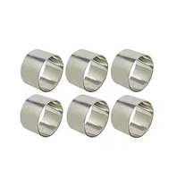 Accessoires de table de luxe, ensemble de porte-serviettes en acier inoxydable, collection décorative