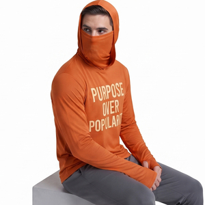 Men's Training Hooded Sweatshirt Face Mask <b>100</b>% <b>Polyester</b> Fleece Hoodies Men Winter Jogging Wear <b>Polyester</b> Hoodie Mens - Product Image 3