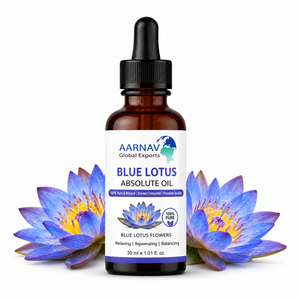 AARNAV Global Exports Huile Essentielle Pure à 100% de Lotus Bleu, Distillée à la Vapeur, Aromathérapie Florale, Relaxation, Tous Types de Peau - Product Image 2