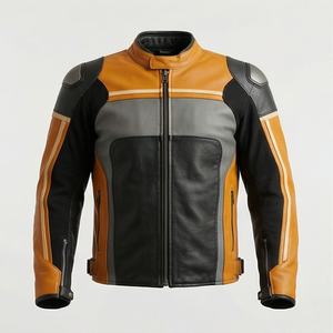Chaqueta de Motocicleta Personalizada en Color, Chaqueta de Cuero Vacuno Premium para Damas, Equipo de Protección de Alta Calidad, Duradera y Segura - Product Image 1