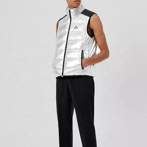 Fabricant de gilets coupe-vent pour hommes, veste matelassée légère et chaude, gilet d'extérieur, vêtements de travail - Product Image 3