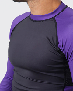 OEM Custom Men’s Long Sleeve <b>Compression</b> Rash Guard Quick Dry Sports <b>Shirt</b> - Product Image 6
