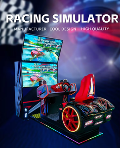 HGR Hot Selling Coin Operated Car racing Hurricane racing Dx Dual Screen 55" 1PL - Product Image 5