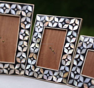 Wholesale Mother of <b>Pearl</b> MOP Inlay <b>Photo</b> <b>Frame</b> – Handmade Shell Picture <b>Frame</b> for Luxury Home Decor - Product Image 6