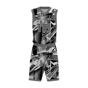 Custom Name Number Logo Basketball Wear Digital Print Reversible Training Jersey Basketball Men's Shorts Basketball Uniforms - Product Image 6