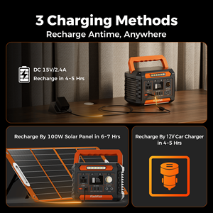 Per Flashfish P66A 200W generatore solare portatile centrale elettrica AC/USB/DC di uscita 144.3Wh capacità più adattatori per la casa - Product Image 4