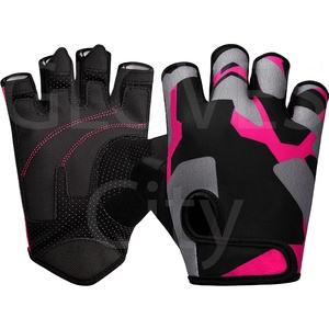 Unisex Custom Half-Finger Synthetic Leather <b>Weight</b> Lifting <b>Gloves</b> Breathable Non-Slip Sublimated Mixed Colors Fitness <b>GLOVES</b> - Product Image 5