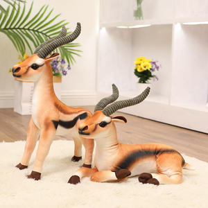 Venta al por mayor de fábrica: Nuevo juguete de peluche de antílope de simulación 2024, muñeco de antílope, souvenir infantil de ciervo Sika del zoológico. - Product Image 3