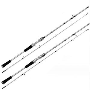 Canna da Pesca in Fibra di Carbonio a 2 Sezioni, 6 Piedi, Durezza Media, Azione Rapida, per Pesca alla Carpa, Surf, Ghiaccio e Fiume - Product Image 4