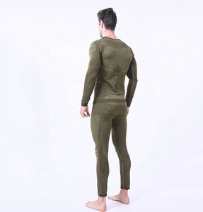 High Quality Men Compression Tracksuit Breathable Anti-Wrinkle Durable Stretch Fabric Quick Dry Spandex/Nylon Full Sleeve - Product Image 3