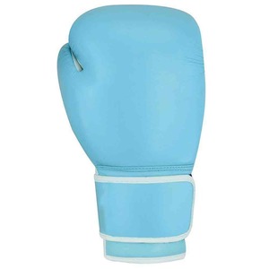 Guantes de Boxeo de Piel Sintética Azul Claro, Cierre de Velcro en los Dedos, Equipo de Entrenamiento Unisex - Product Image 2
