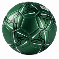 Ballon de football écologique haut de gamme pour entraînement et match, logo personnalisé, taille officielle 5, durable, toucher doux, PU, maintien de l'air moyen