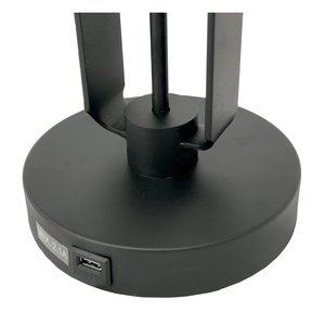 Lampe de table industrielle noire de 26 pouces avec cage en fil métallique et ampoule Edison 1PCS/Cnt 2.96/14.43 - Product Image 4