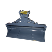 Godet basculant hydraulique RZS pour excavatrice 5T, plaque renforcée NM400, certifié CE