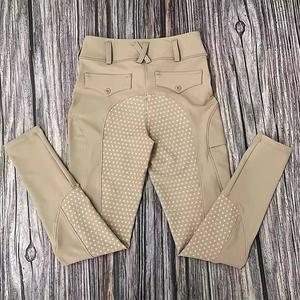 Pantalones de Montar a Caballo a la Moda - Colores Modernos, Diseño Elegante y Contemporáneo, SPANDEX y POLIÉSTER, Cierre con Botones y Broches, Cómodos y Ligeros - Product Image 4