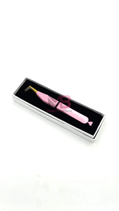 Nuevas Pinzas para Pestañas Mega Volumen, Antiestáticas, Duraderas, de Acero Inoxidable, con Punta de Fibra, Antimagnéticas, Agarre Perfecto y Cómodo, 90 Grados - Product Image 4