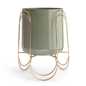 Soporte para Macetas con Maceta Negra para Plantas de Interior, Soporte Decorativo de Hierro para Plantas con Maceta Negra Extraíble - Product Image 3