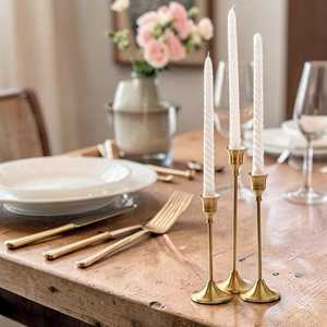 Meilleures ventes : Porte-bougie en métal finition antique pour décoration vintage, centres de table de mariage et fêtes, disponible au meilleur prix - Product Image 4