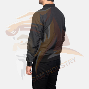 Men Winter Bomber Jacket With <b>Stand</b> Collar High Quality Custom Design Hot Sale Street Fashion Bomber Winter Jacket - Product Image 3