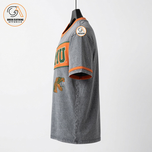 เสื้อยืดผู้ชาย Florida A&M FAMU ผ้าฝ้ายรักษ์โลก ยับยาก ระบายอากาศดี สวมใส่ในมหาวิทยาลัย ทรงปกติ คอกลม น้ำหนัก 300 กรัม แบบเป็นทางการ - Product Image 3