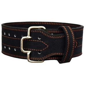 Sport Safety Custom Logo Gym Fitness Weightlifting Belt for Men Leather <b>Back</b> <b>Support</b> with Lever Buckle for Powerlifting Belt - Product Image 3