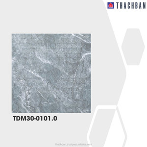 Azulejos de cerámica gris con superficie mate de 30x30 Premium de Vietnam, diseño moderno antibacteriano para pisos de sala de estar de apartamento - Product Image 4