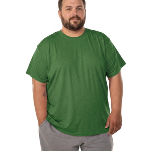 T-shirt rose à manches courtes et col rond pour homme, couleur unie, 100 % polyester, maille jersey, coupe décontractée, longueur standard, respirant, délavage acide - Product Image 4