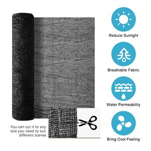 Tessuto per Rete Parasole Originale Anti-Invecchiamento ad Alta Densità, Taglio Personalizzato per Protezione Solare e Riparo dalla Pioggia, Vele e Reti Ombreggianti all'Ingrosso - Product Image 4