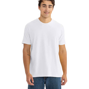 T-shirt en coton personnalisé de qualité supérieure, coupe classique, doux, 3600SW, coton lavé doux, t-shirt en coton peigné léger uni pour homme - Product Image 1