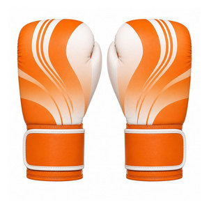 Gants de boxe professionnels en cuir sur mesure - Légers, respirants, à fermeture à lacets, pour MMA/Kickboxing - Product Image 4