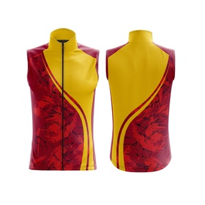 Anti UV Custom Sublimation Cycling Vest Summer Sleeveless Mesh <b>Back</b> Bicycle Gilet Quick Dry Breathable <b>Road</b> Bike Jersey Vest - Product Image 3