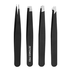 Pinzas de Cejas de Acero Inoxidable de Alta Calidad, Color Gris Mate, con Punta Fina y Precisa, Nueva Tendencia - Product Image 5