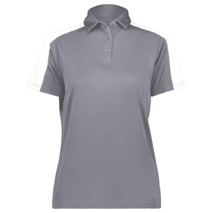 Polo Gris de Algodón de Alta Calidad para Mujer, Ropa Casual Elegante, Corte Ajustado, Personalizable con su Propio Logotipo, Prenda Ligera para el Verano - Product Image 1