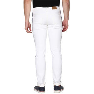 Jeans de mezclilla negros para hombre Shuja Sports, corte ajustado, lavado ácido, transpirables, elásticos, de algodón, con cierre de botón, ligeros, casuales, al por mayor - Product Image 4